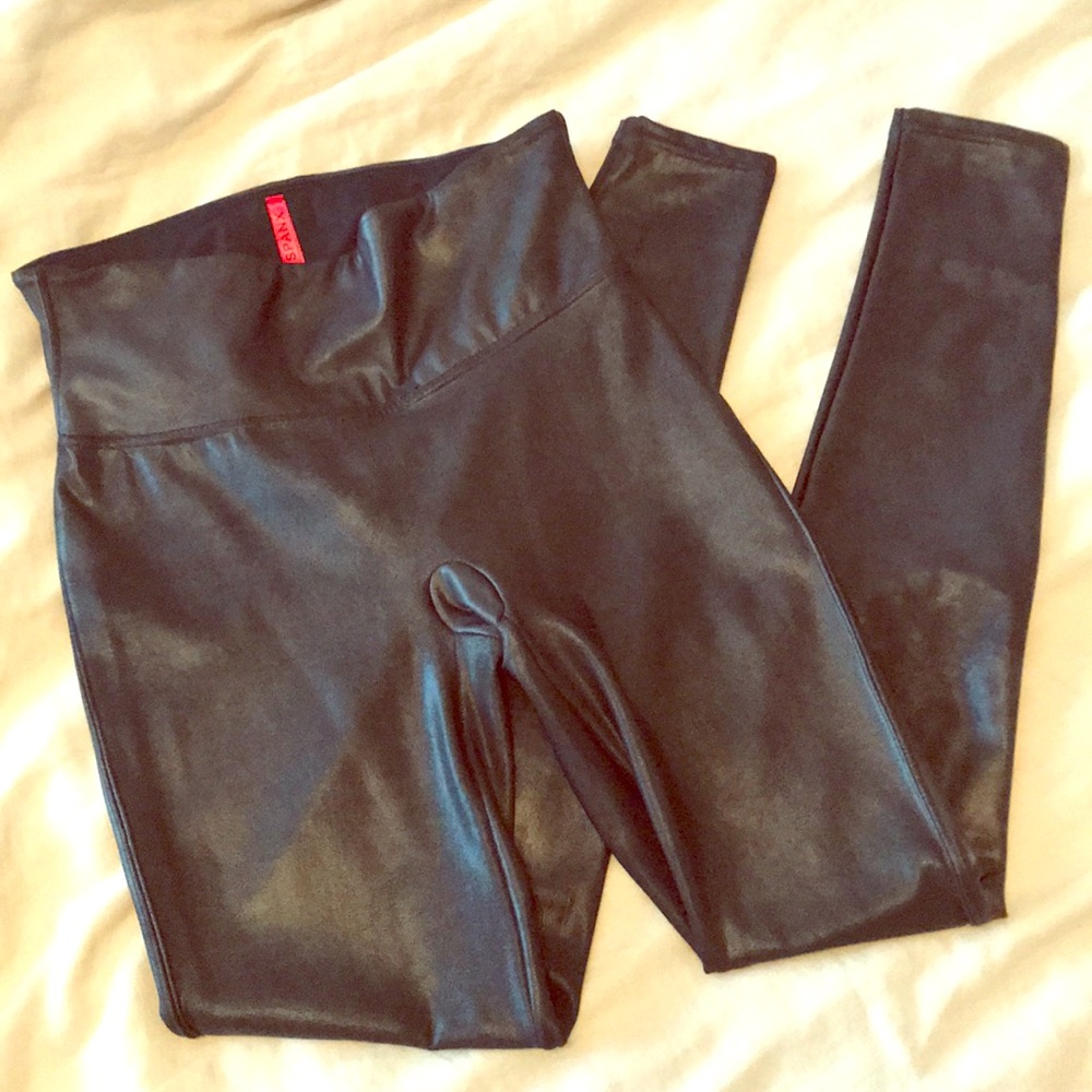 Spanx Faux Leather Leggings